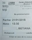Nuevos turnos para continuar el tratamiento